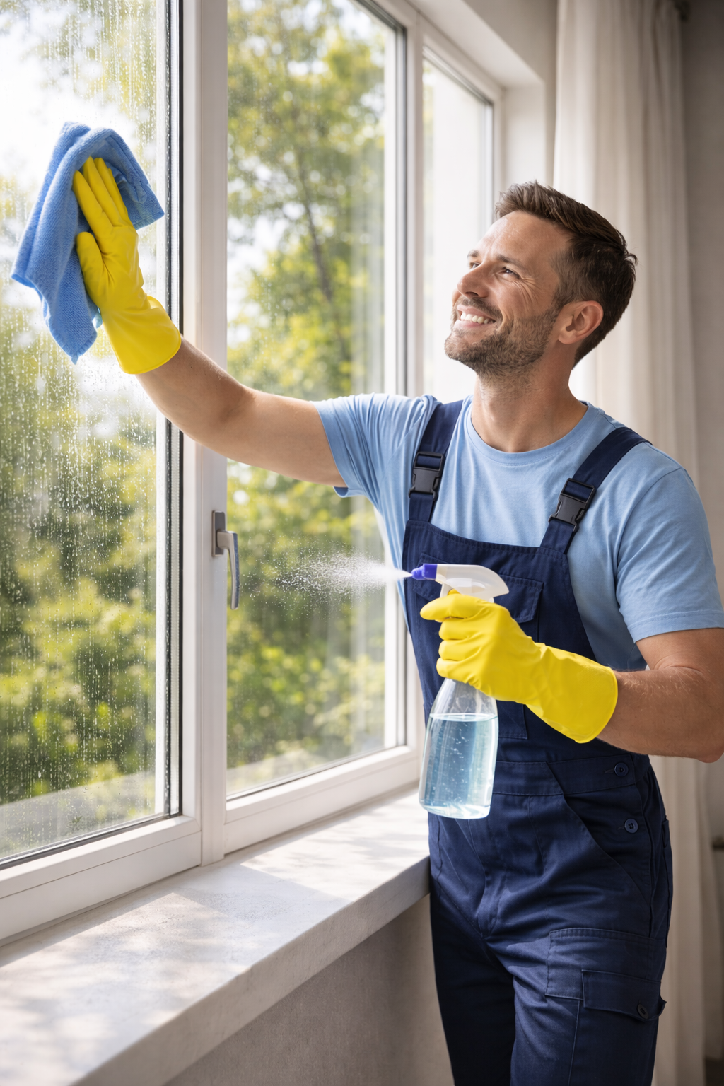 Fenster streifenfrei reinigen nur mit Wasser